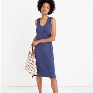 Madewell Jersey Tank Dress (Black not Blue)